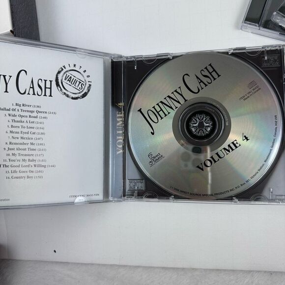 Johnny Cash Vintage Vaults 4 CD Box Set Collection Vol 1-4 - Picture 8 of 8